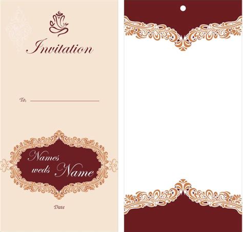 wedding card vector|Wedding Card Vectors & Illustrations for Free Download.
